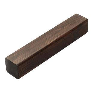 日式双镇紫光檀书法镇纸镇尺实木红木摆件文镇写毛笔字压纸镇文镇