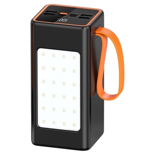 powerbank100W超级快充充电宝超大容量50000毫安户外直播移动电源