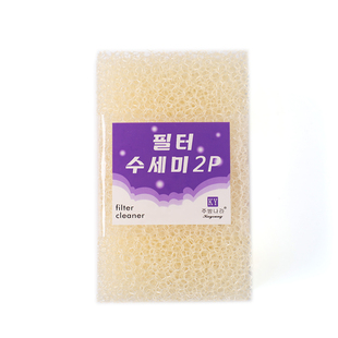 韩国进口KA YOUNG仿丝瓜络海绵刷耐用洗碗刷好用刷碗厨房刷刷锅2P