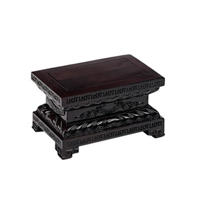 红木佛像底座财神莲花台观音实木质加高供奉关公摆件托架定制供佛