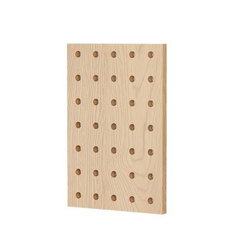 粉色洞洞板展示架挂板装饰玄关入户云朵白色定制墙面置物架实木架