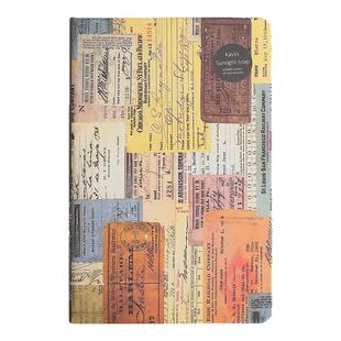 a5彩页本子欧式复古风油画笔记本精装全彩页手账本记事本笔记本