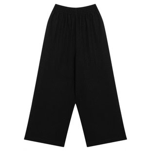 GLOBAL WORK 休闲裤女2025冬季新款宽松休闲阔腿垂感裤子591305