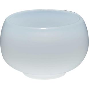 容山堂玉瓷茶杯白瓷主人杯单杯玻璃品茗杯大小号建盏琉璃功夫茶具