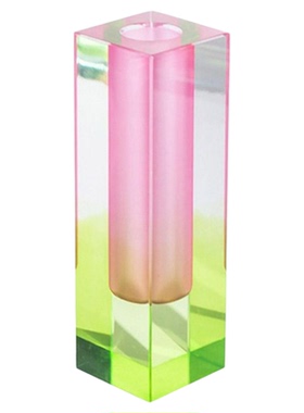 简约亚克力水晶方柱花瓶客厅餐厅