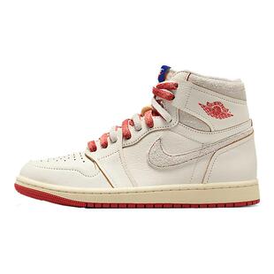 NIKE耐克乔丹aj1女鞋JORDAN 1高帮板鞋运动训练篮球鞋DB4612-100