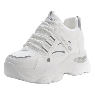 断码特价真皮老爹鞋女2026新款休闲百搭透气内增高女鞋运动休闲鞋