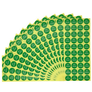 QCPASS检验不合格质检待检特采免检尾数返工不良品退货箭头NG标签