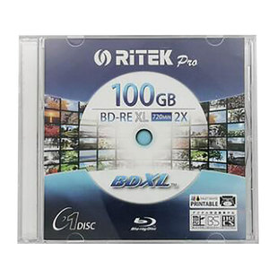 台湾 铼德 BD-RE XL100G 可擦写 重复 刻录 蓝光 光盘 空白 光碟