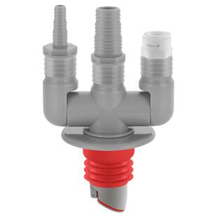 洗衣机下水三通40管道专用分水器烘干机排水管防臭反水止逆阀接头