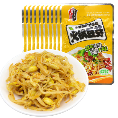 虎将火锅豆芽休闲开味下饭菜麻辣