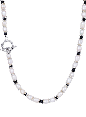 天然淡水巴洛克珍珠项链女
