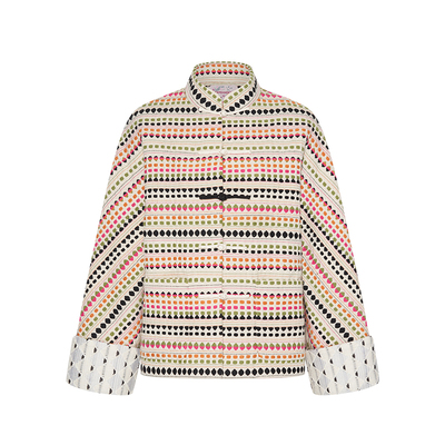 糖心旦落英花色新中式唐装