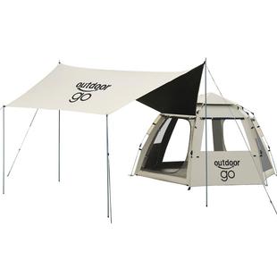 骆驼x在外天幕帐篷户外折叠便携式六角野营过夜野外露营全套装备