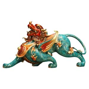 吉善缘客厅貔貅全铜威武摆件