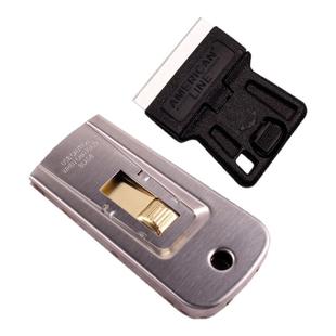 美国原装进口金属刀架清洁小铲刀单面刀片夹具油漆刮刀61-0126