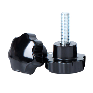 镀锌胶木梅花手柄螺丝星形把手塑料旋钮头五星七星螺钉螺栓M4M6M8