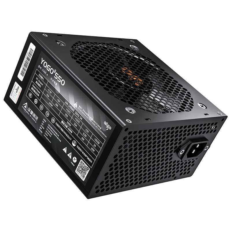 爱国者YOGO额定700W/500W/300w非模组台式机电脑机箱静音游戏电源