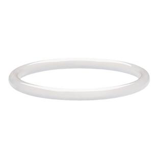 六桂福珠宝素圈玉髓手镯白月光手镯冰透女生细款妇女节礼物