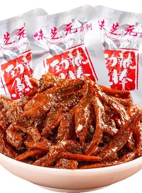 味芝元劲辣鱼棒香辣小鱼仔鱼干湖南特产休闲零食袋装鱼肉即食解馋