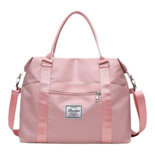 女士短途旅行包大容量可折叠手提包旅游行李包女轻便待产包收纳袋