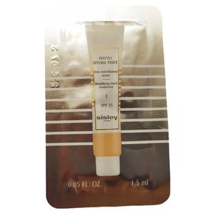 新色上市Sisley希思黎水润美肌修颜乳SPF15/素颜霜1.5/10ml小中样
