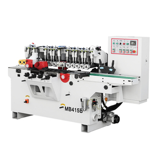 木工机械MB412短料高速四面刨床四轴螺旋方木扶手线条加工设备