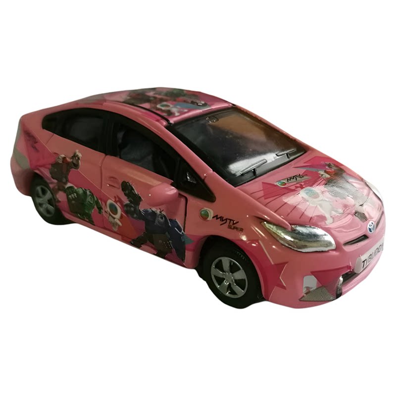 电视直播车模型香港无线TVB新火车/摩托/汽车模型