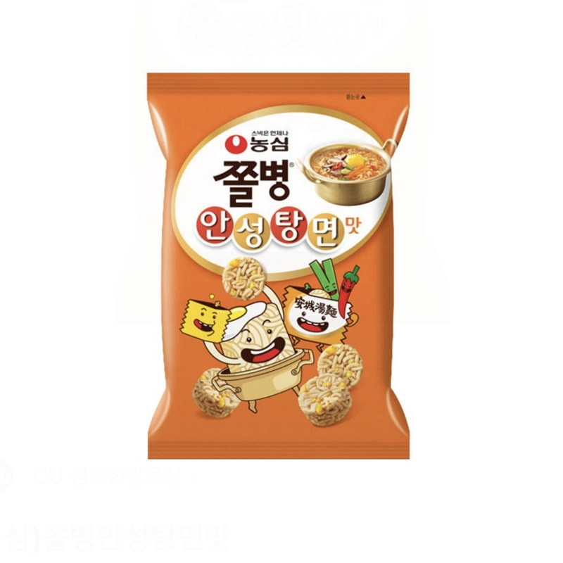 韩国直邮兵卒一口脆干吃面小零食