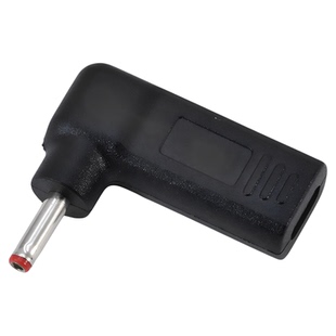 DC转接头typec母转3.5*1.35公90度弯头笔记本电源带PD诱骗功能