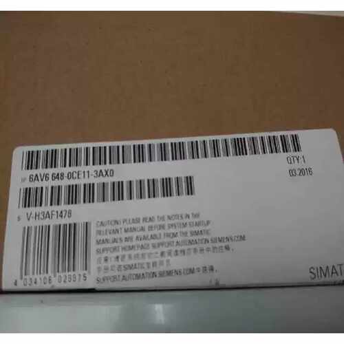 议价6AV6648-0CE11-3AX0西门子原装触摸屏6AV6648-0CE11-3AX0