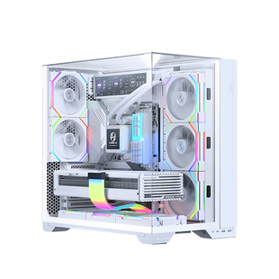 联力包豪斯O11 Vision compact 无立柱海景房台式机电脑主机机箱