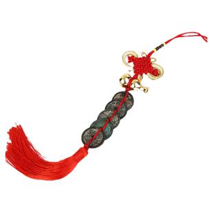 灵机麦玲玲加强五帝钱挂件正品大门压门槛卧室门对门葫芦铜钱挂件