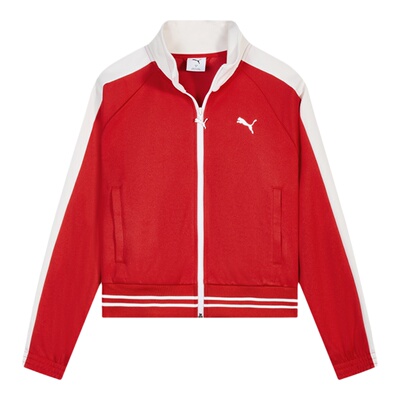 Puma/彪马正品T7Piquetrack夹克新款女经典立领夹克外套638392-11