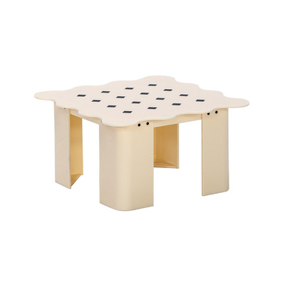 异形云朵茶几奶油风小户型