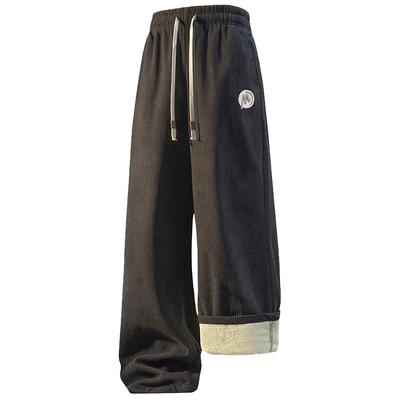 回力羊羔绒裤子男士冬季2025新款