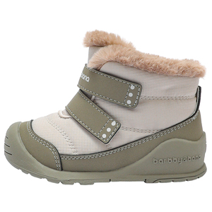 芭比班纳宝宝学步鞋冬季高帮加绒保暖雪地靴