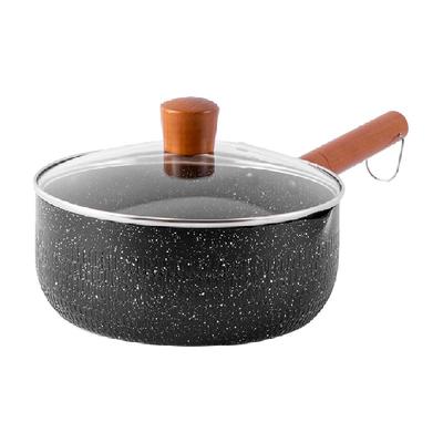 益伟辅食麦饭石不粘煎煮一体锅