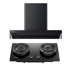 [新品]海尔出品统帅抽吸油烟机燃气灶一套顶侧一体懒人净烟机V1