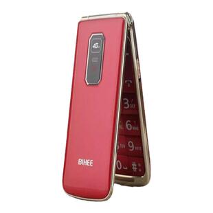 BIHEE 百合翻盖手机老年机超长待机老人手机大屏大字大声电信4G全网通男女士商务按键老人机
