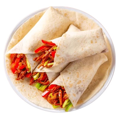 铁棍山药春饼手工无油烫面