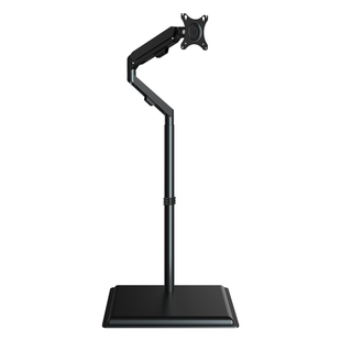 床边床头显示器支架24/27/32/34寸落地免打孔躺懒人移动架子通用