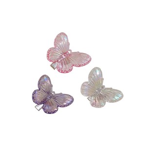 高级感蝴蝶发夹女2026新款高端后脑勺半扎发边夹侧边儿童发卡头饰