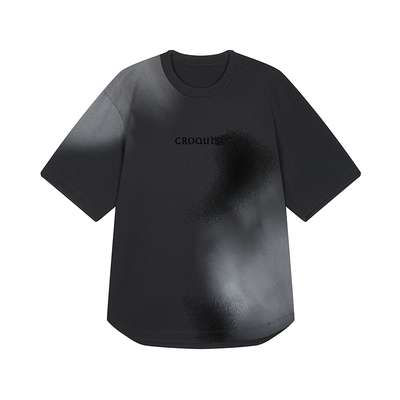 速写男装2025秋新品圆领短袖T恤