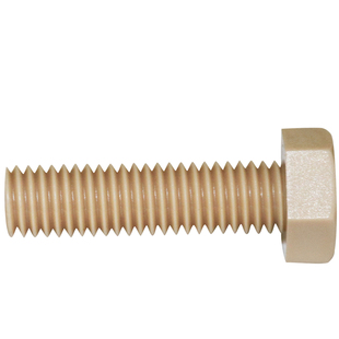 M3-M16博科丝特耐高温外六角塑料螺丝防腐蚀PEEK机螺钉高强度螺栓