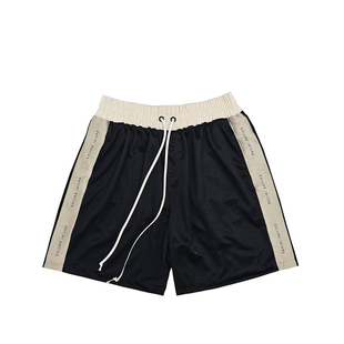 现货美潮Daniel patrick DP飘带短裤比伯同款高街宽松fog五分裤男