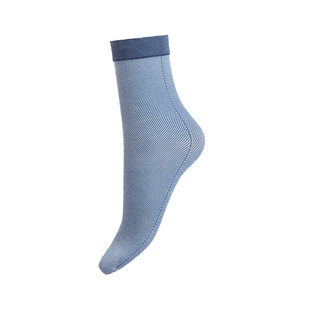 Wolford/沃尔福特Cotton90D秋季棉混纺丹宁短袜45061