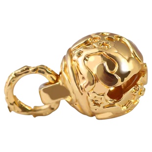 铜镀18K金保色小铃铛配件diy手串响声大配件饰品吊坠手镯编绳挂件