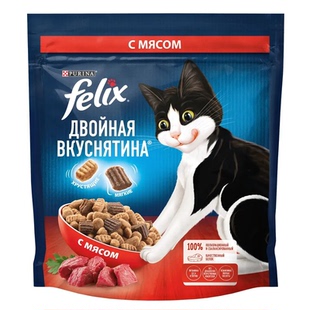 特价清仓赔钱甩货原装进口俄罗斯Felix猫干粮猫粮猫主食600g