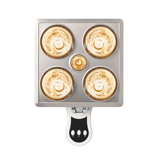 四季沐歌壁挂式浴霸灯泡卫生间取暖器275W浴室非吊顶照明灯暖加热